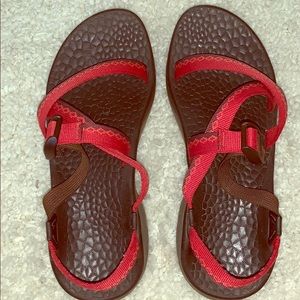 Women’s Red Chaco Shoes